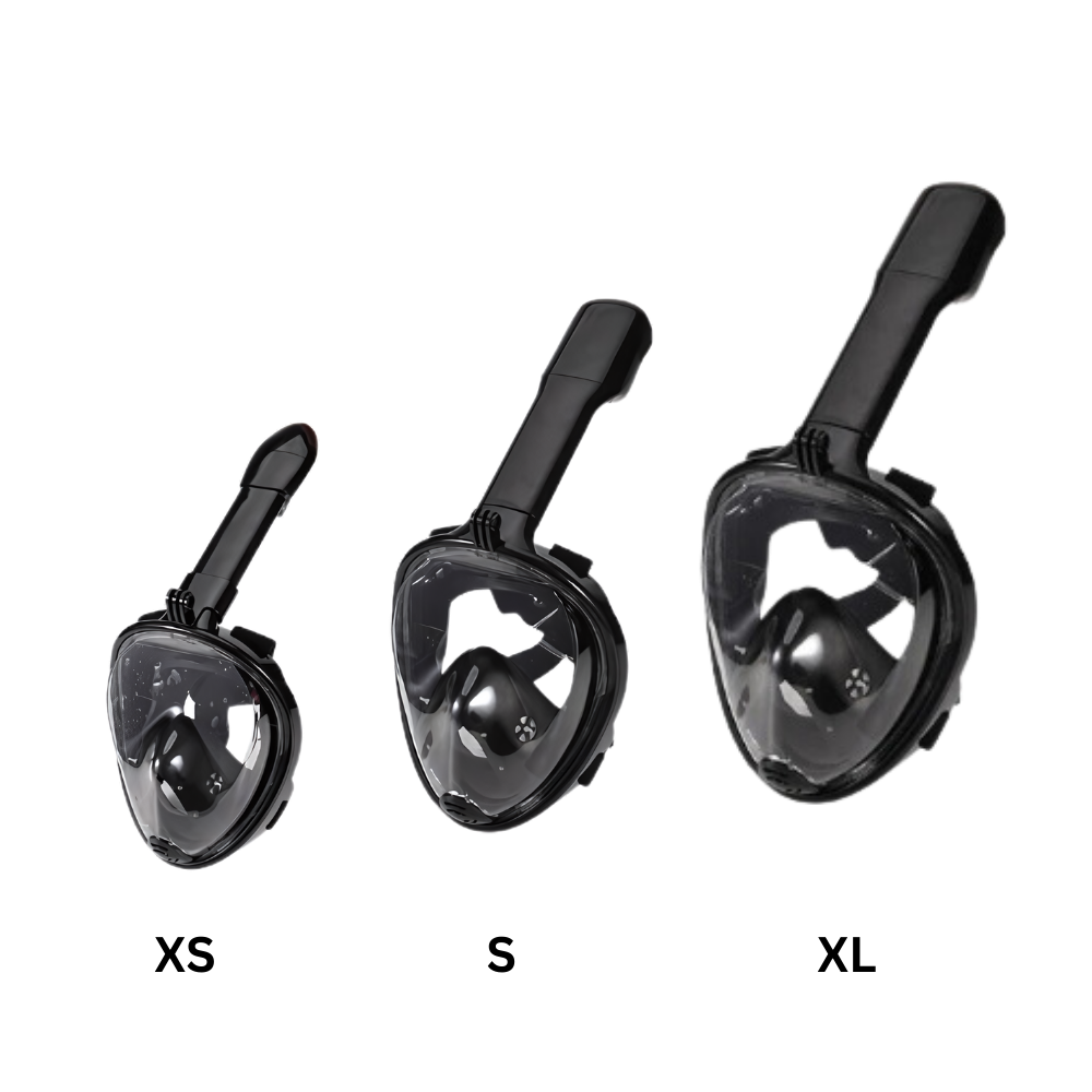 Maschera da snorkeling con vista panoramica a 180° - Ozerty