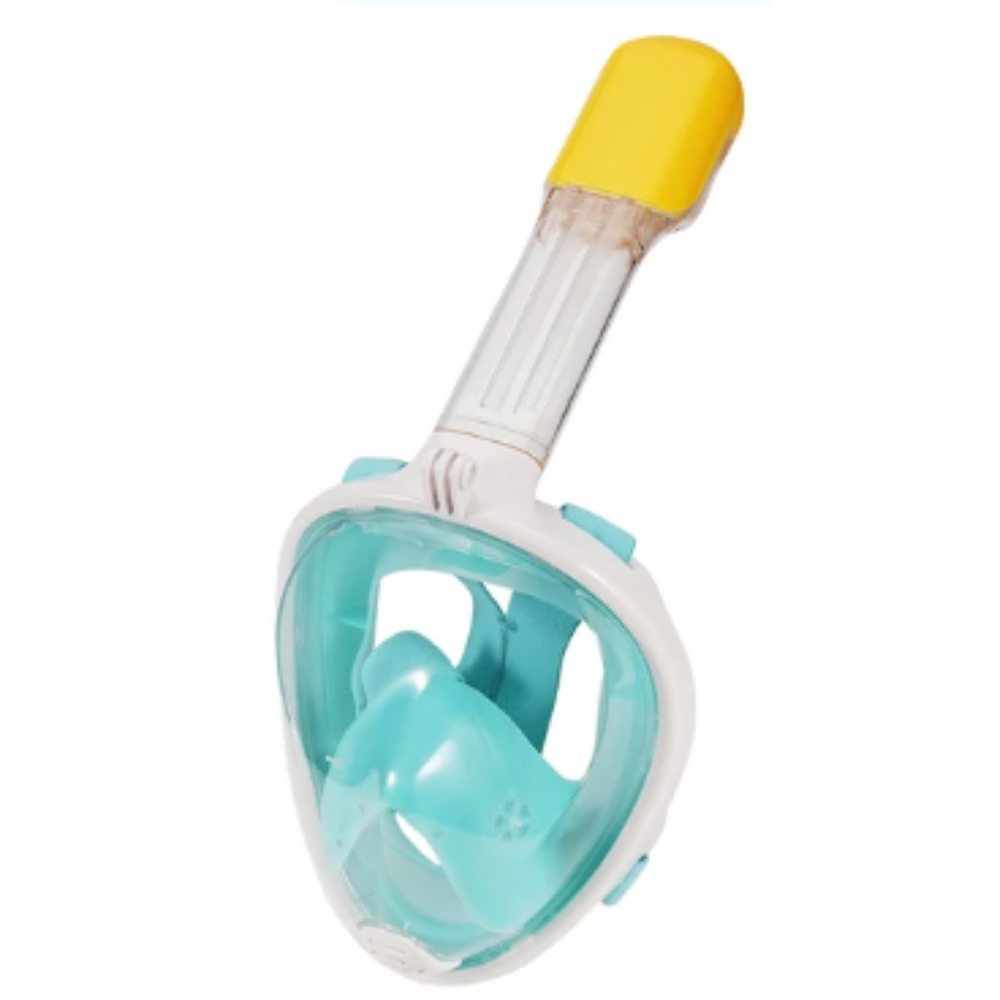 Maschera da snorkeling con vista panoramica a 180° -Verde/BambiniVerde/AdolescentiVerde/Adulti - Ozerty