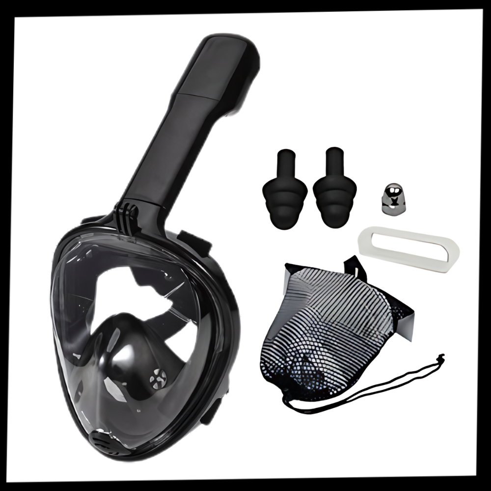 Maschera da snorkeling con vista panoramica a 180° - Ozerty