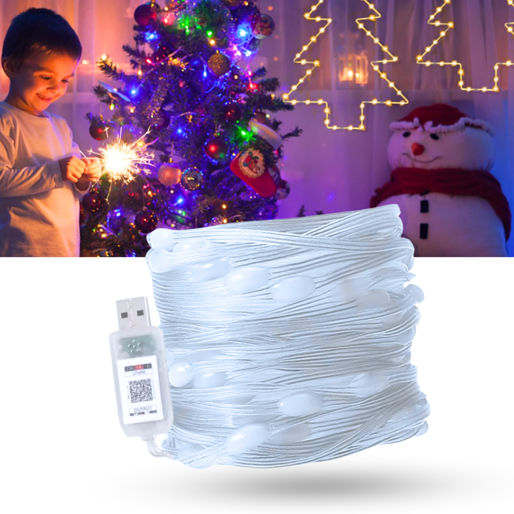 210 Luci LED con Sincronizzazione Musicale - Ozerty