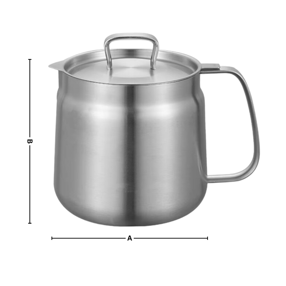 Pentola per friggere in acciaio inox 2 in 1 - Ozerty