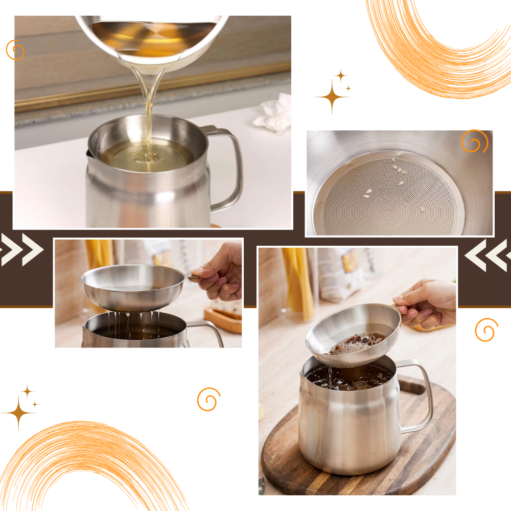 Pentola per friggere in acciaio inox 2 in 1 - Ozerty