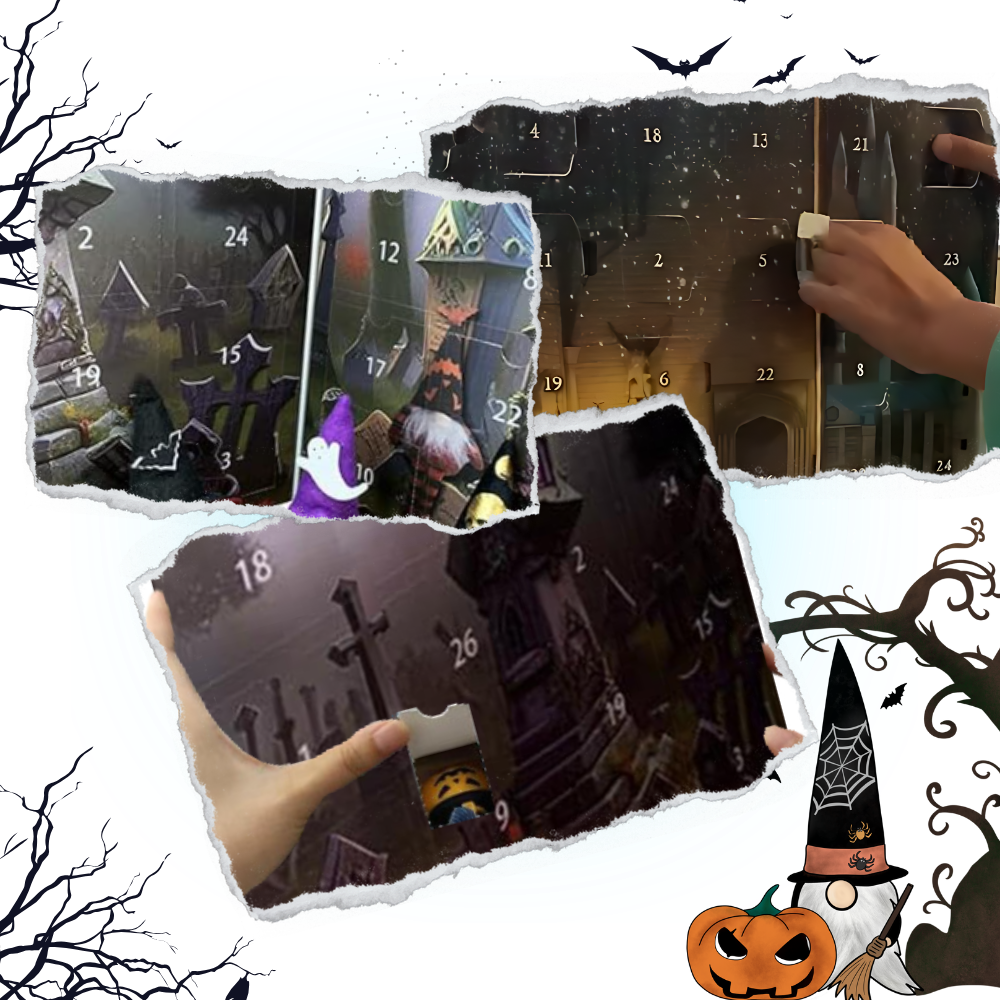 Calendario dell'Avvento di Halloween con Conto alla Rovescia di 31 Giorni - Ozerty