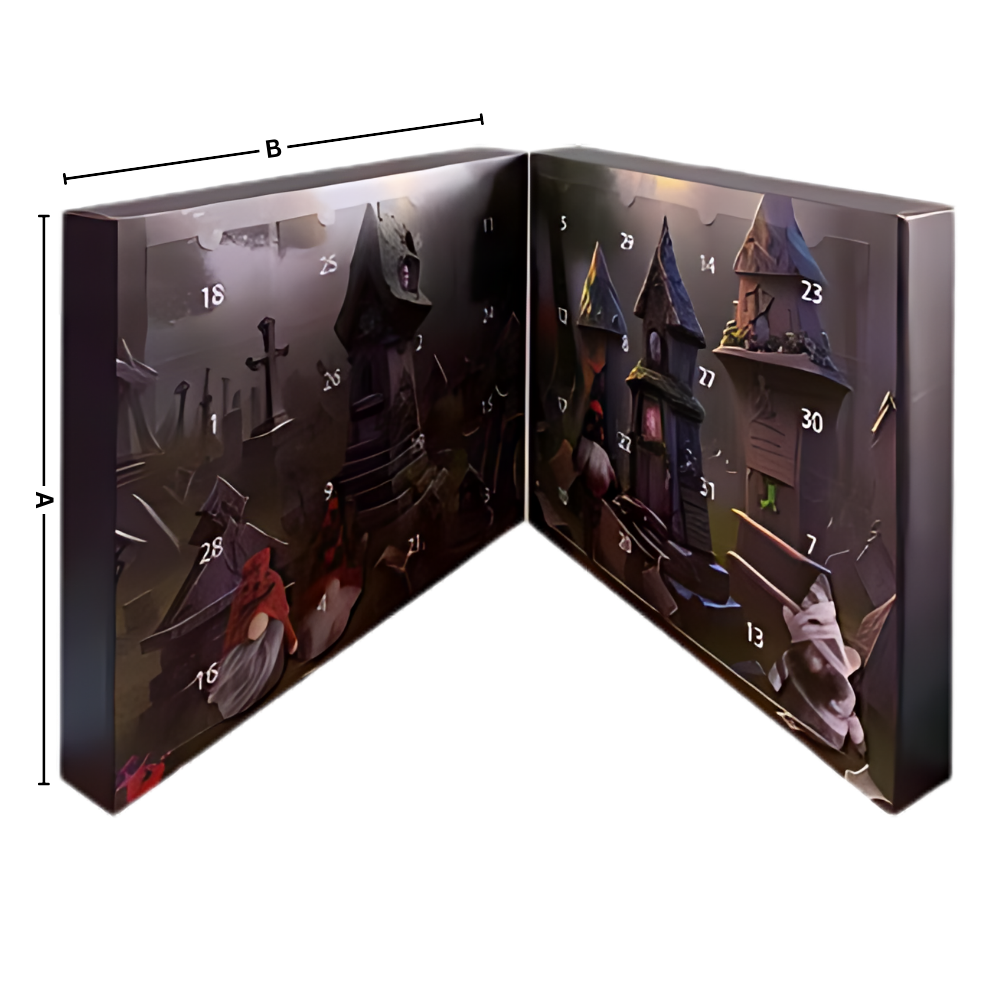 Calendario dell'Avvento di Halloween con Conto alla Rovescia di 31 Giorni - Ozerty
