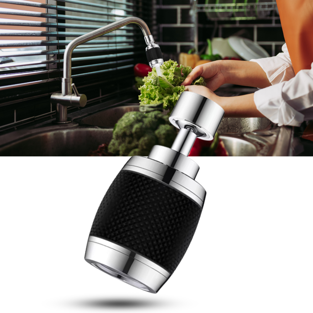 Filtro per l'Acqua del Rubinetto con Rotazione a 360° e 3 Modalità - Ozerty