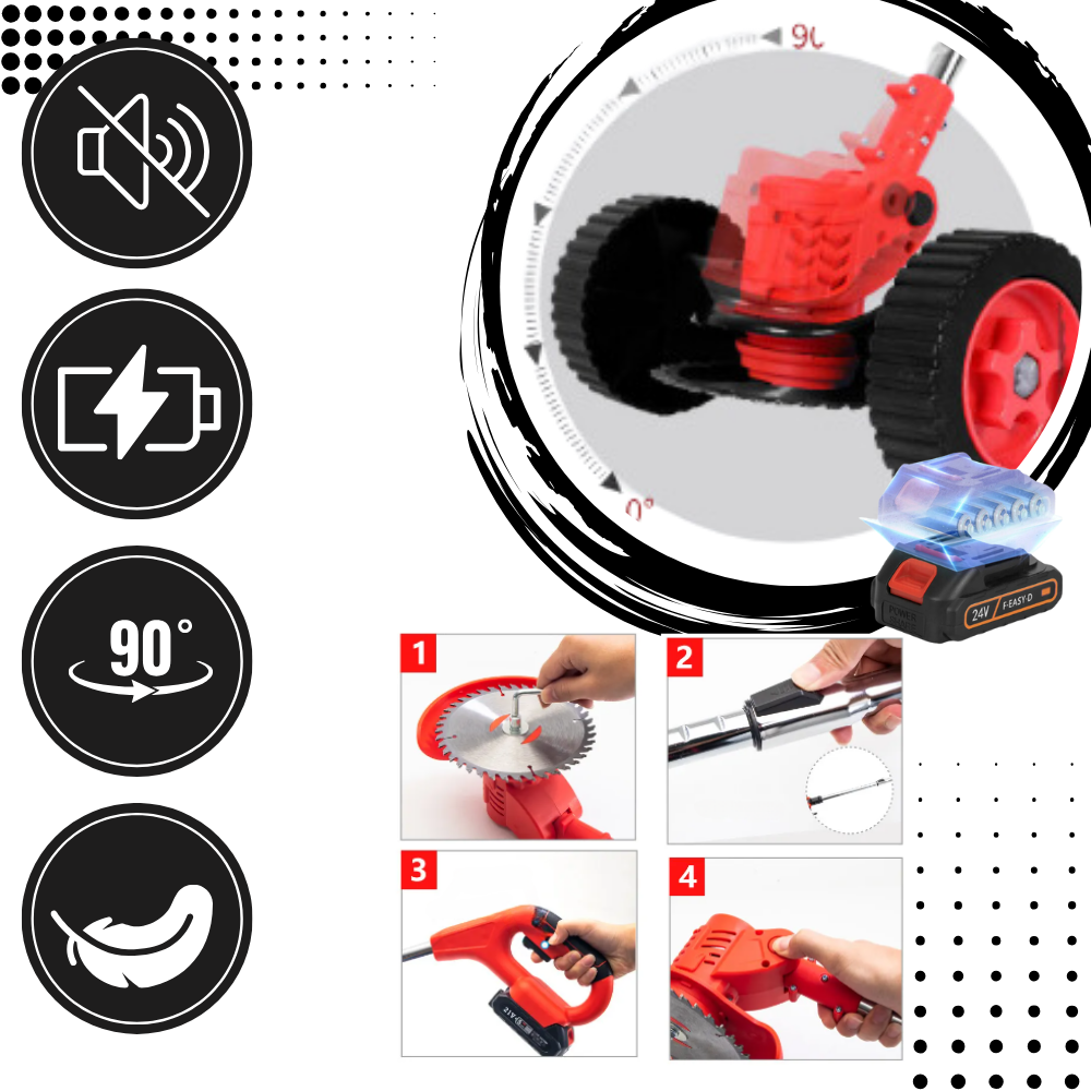 Tagliaerba a batteria 3 in 1 - Ozerty