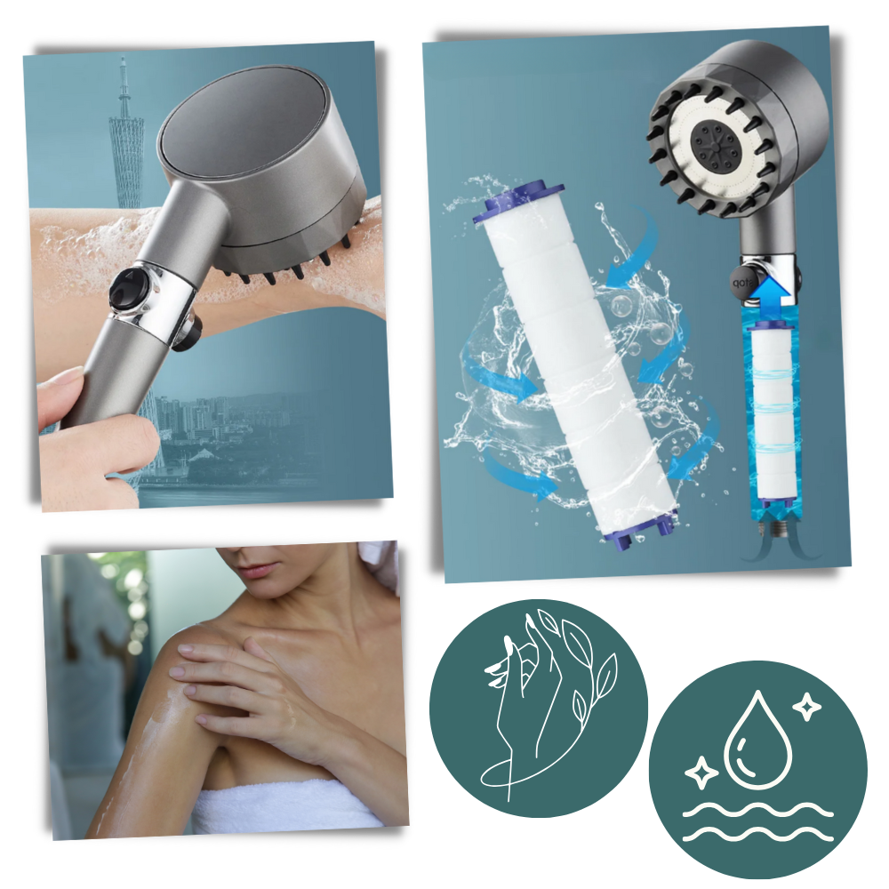 Soffione ad alta pressione 4 in 1 - Ozerty