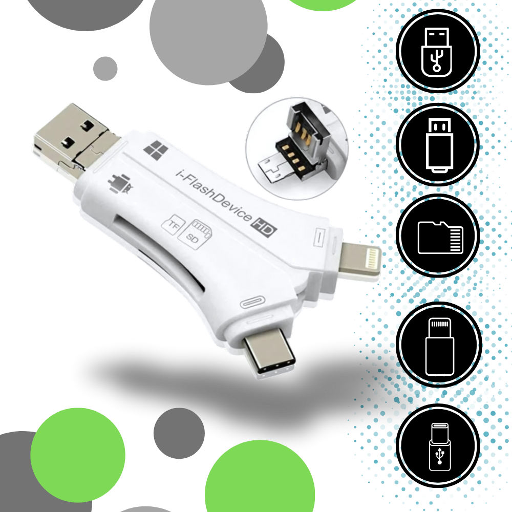 USB 4-in-1 per telefoni - Ozerty