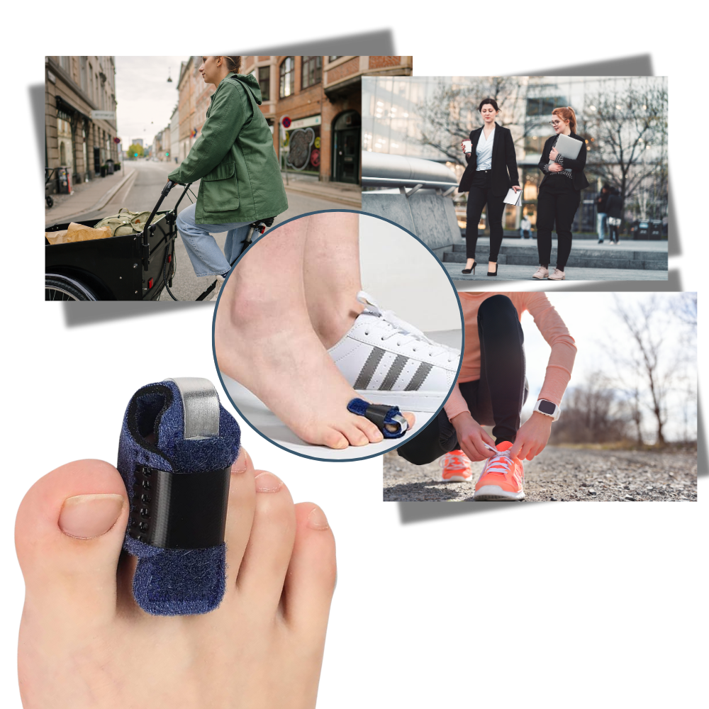 Raddrizzatore per dita dei piedi regolabile e discreto - Ozerty