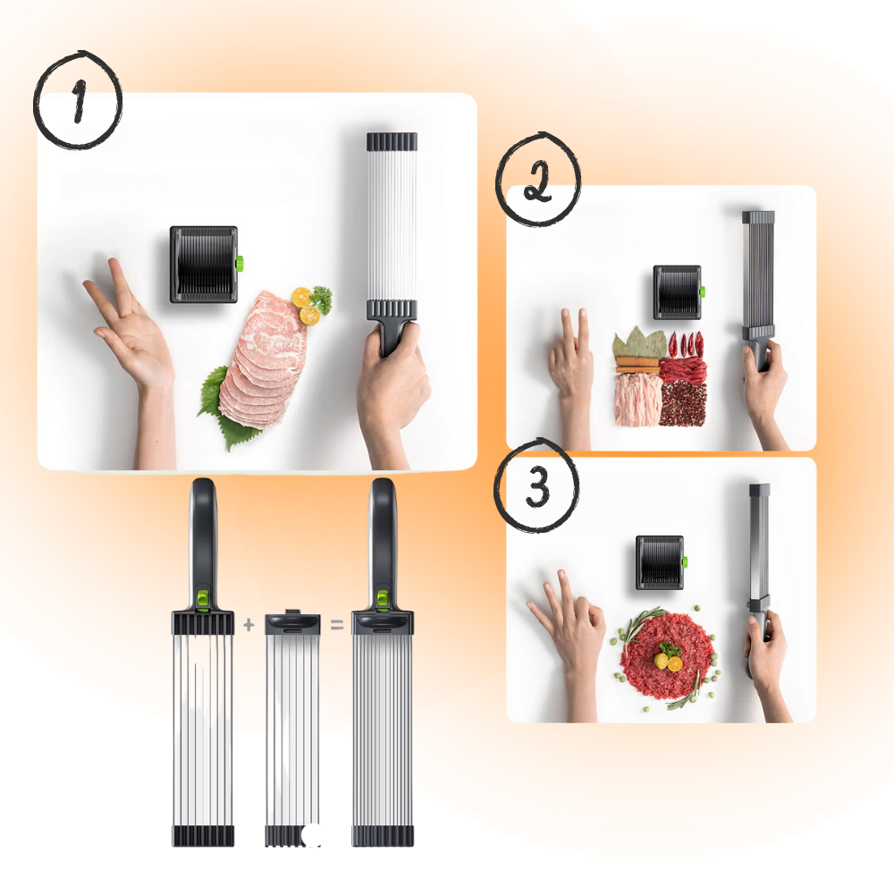 Affettatrice Manuale con Regolazione dello Spessore - Ozerty