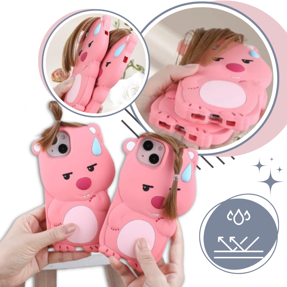 Adorabile Custodia per Iphone Rosa - Ozerty