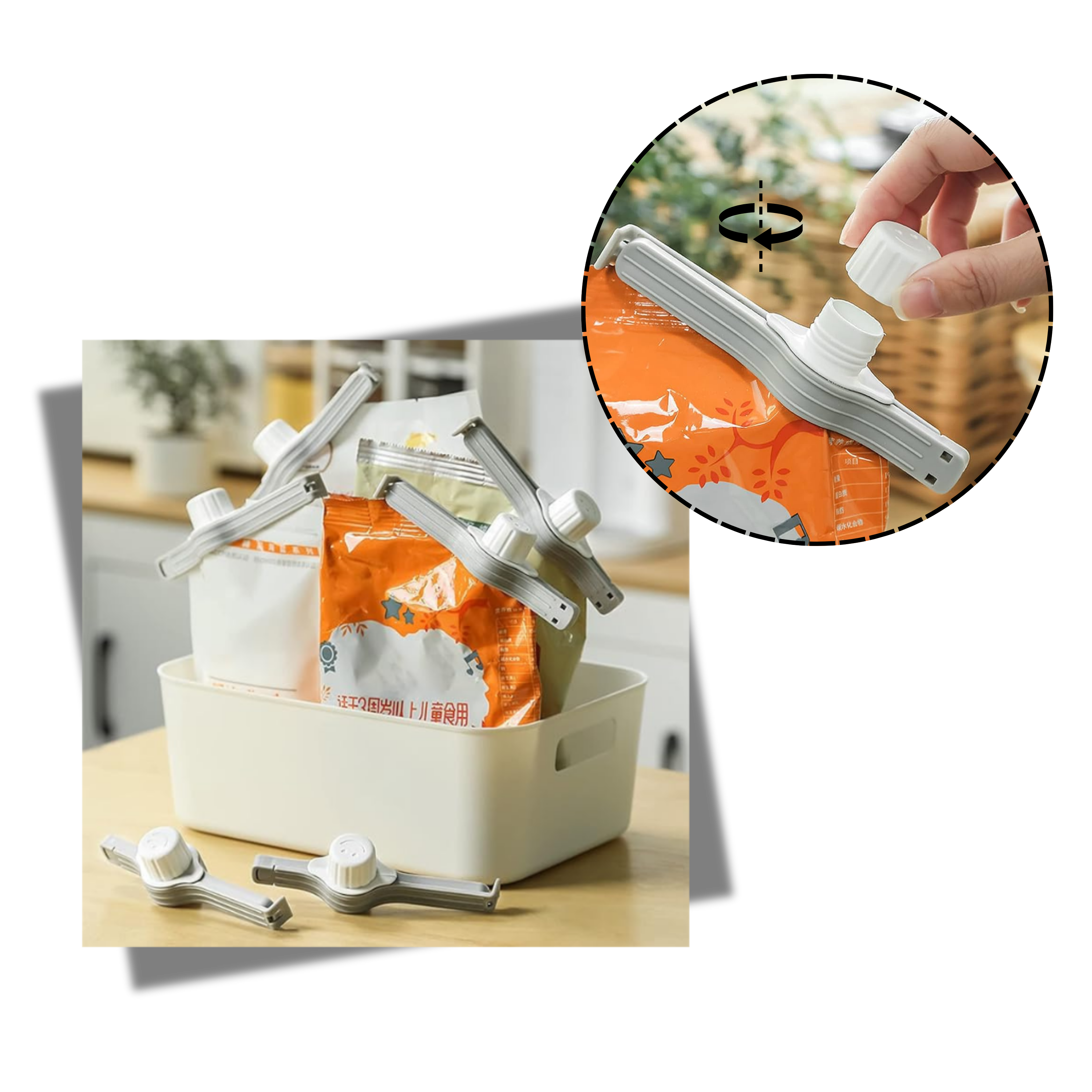 Clip Sigilla-Sacchetti Ermetiche - Ozerty