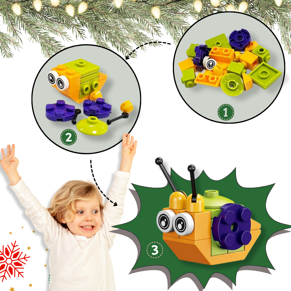 Blocchi con Animali di Minecraft - Ozerty