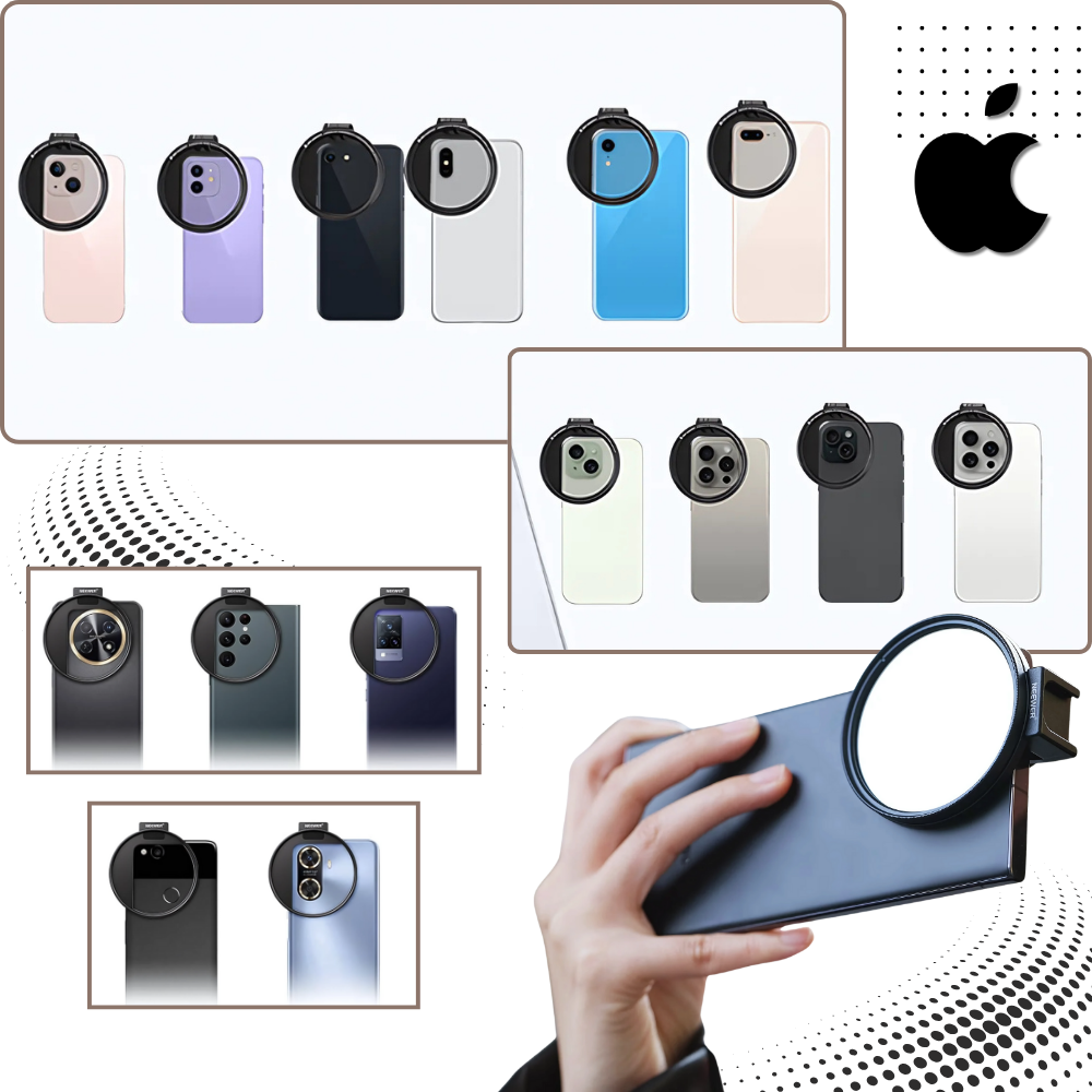 Obiettivo con Filtro per Smartphone Collegabile - Ozerty