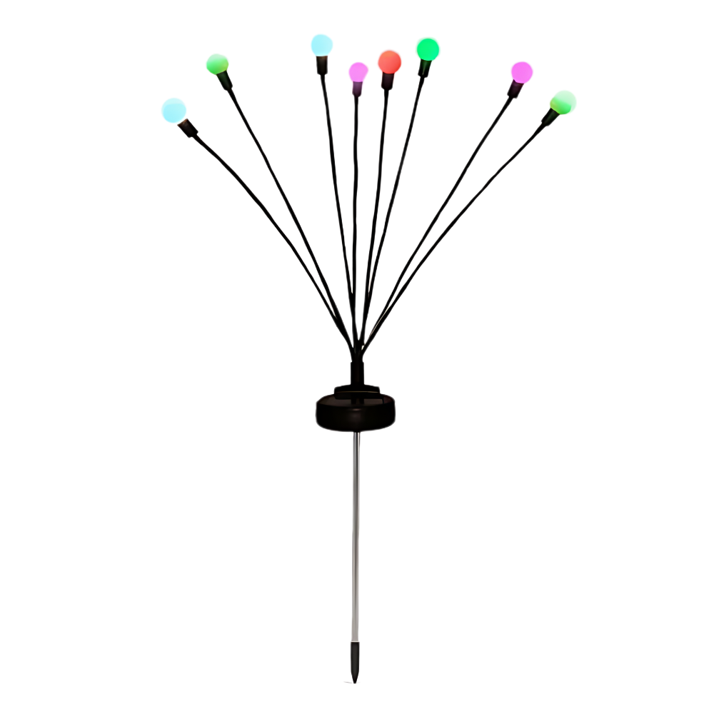 Luci Solari LED da Esterno Impermeabili Automatiche -Multicolore - Ozerty