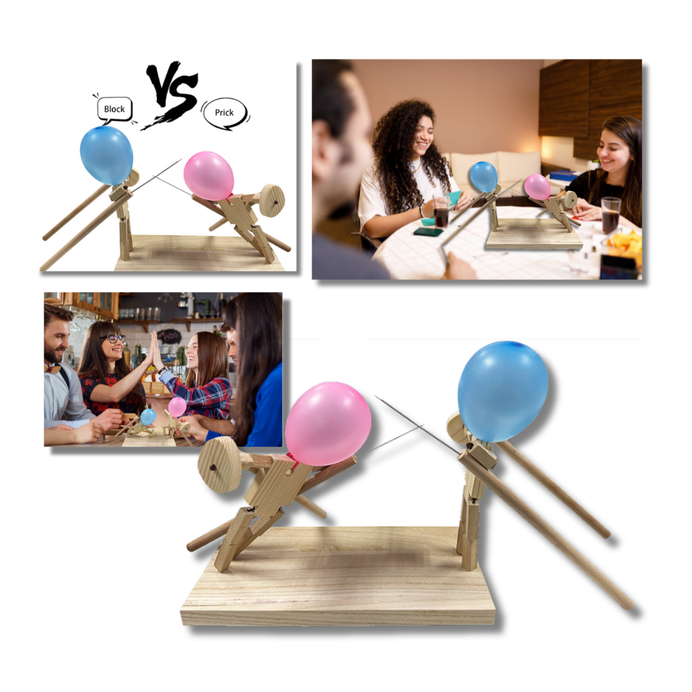 Gioco di scherma con palloncini divertenti di bambù - Ozerty