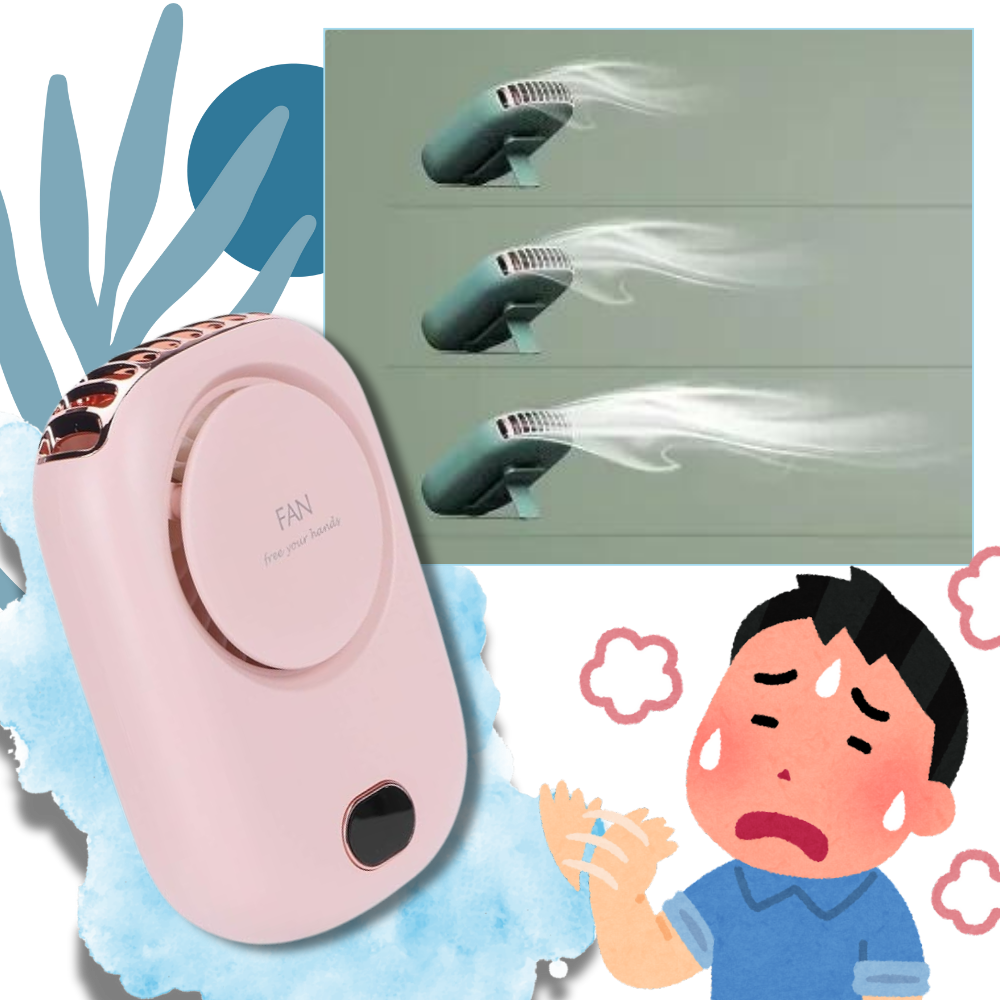 Ventilatore da Collo Portatile Regolabile Senza Pale - Ozerty