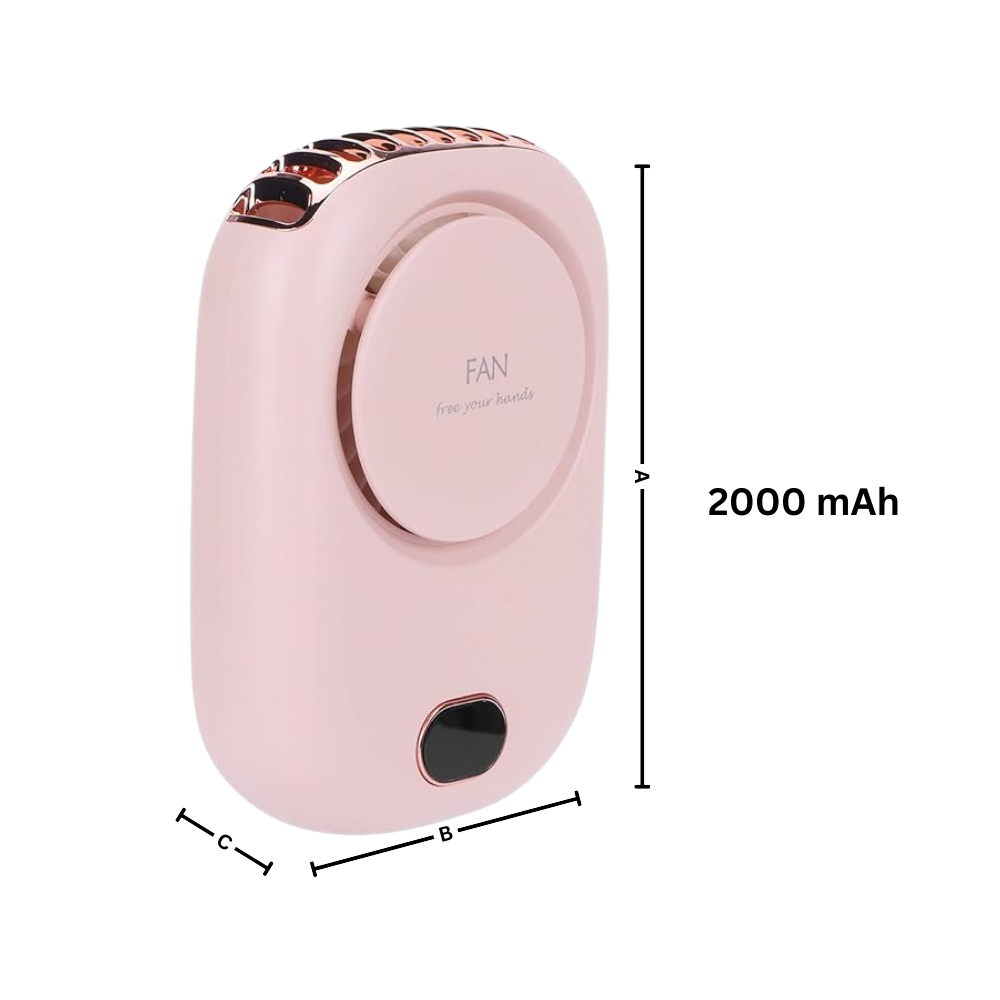 Ventilatore da Collo Portatile Regolabile Senza Pale - Ozerty