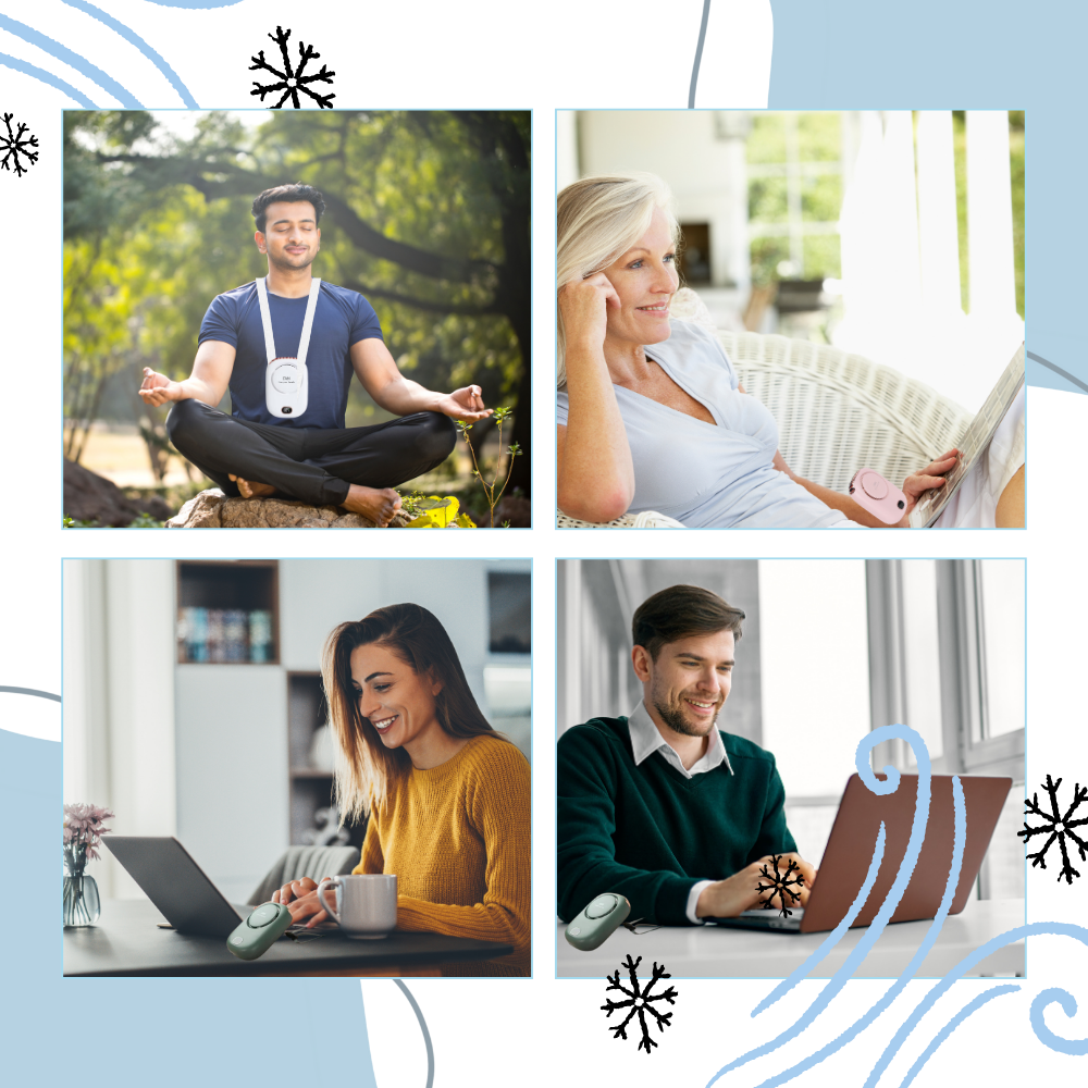 Ventilatore da Collo Portatile Regolabile Senza Pale - Ozerty