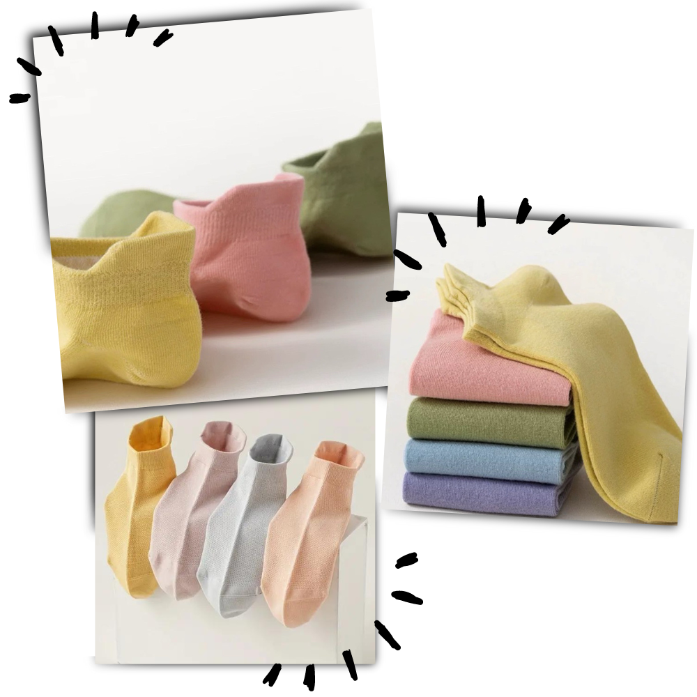 Calzini in cotone traspiranti e morbidi - Ozerty