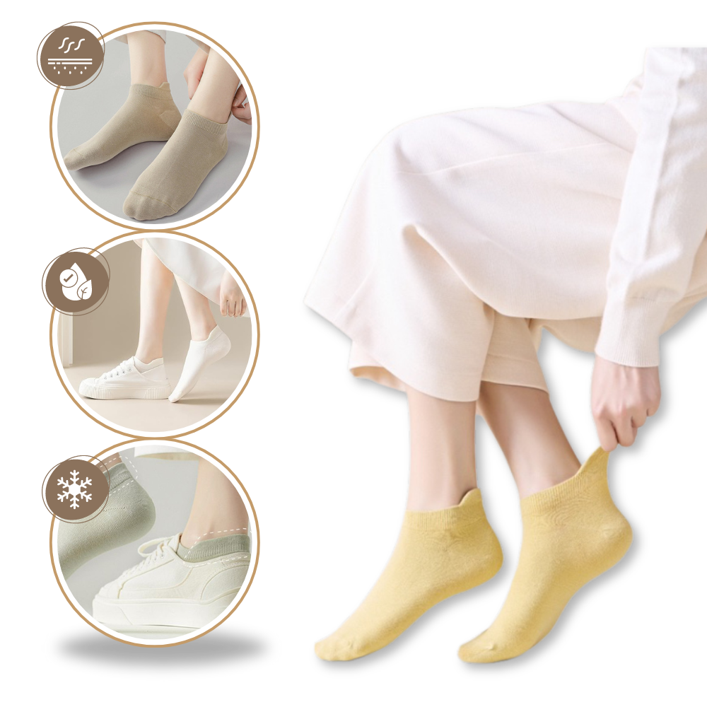 Calzini in cotone traspiranti e morbidi - Ozerty