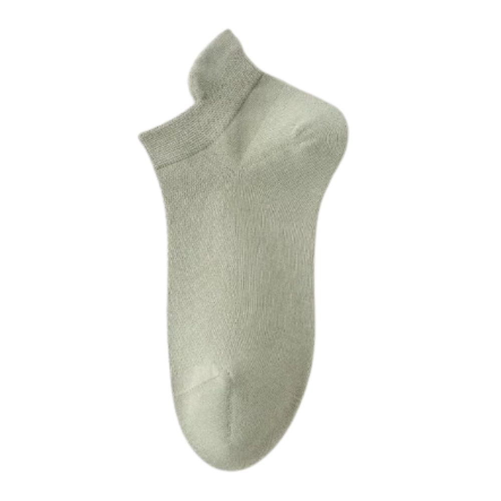 Calzini in cotone traspiranti e morbidi -Verde chiaro/EU35-40 - Ozerty