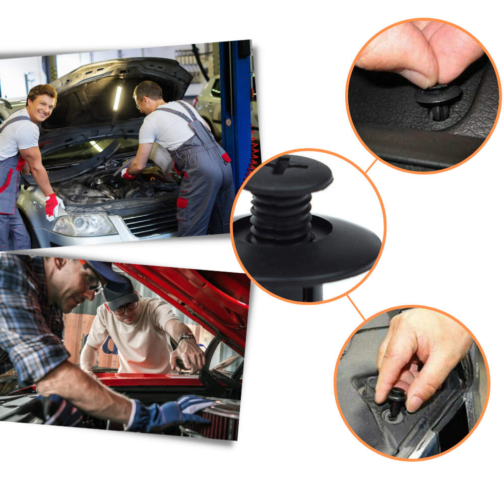 Set di clip per pannello porta auto - Ozerty