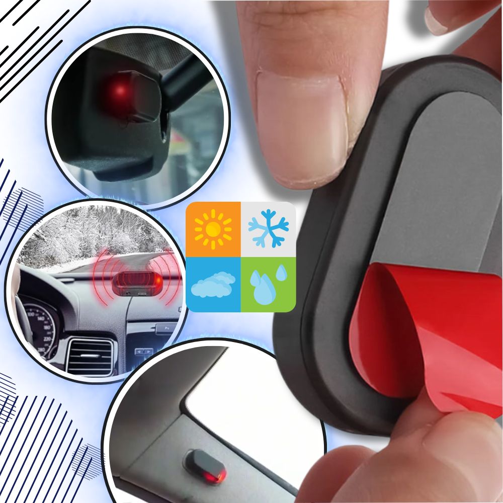 Luce d'Allarme Solare per Auto - Ozerty