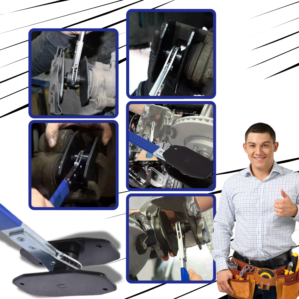 Attrezzo per pinze freno in acciaio al carbonio - Ozerty