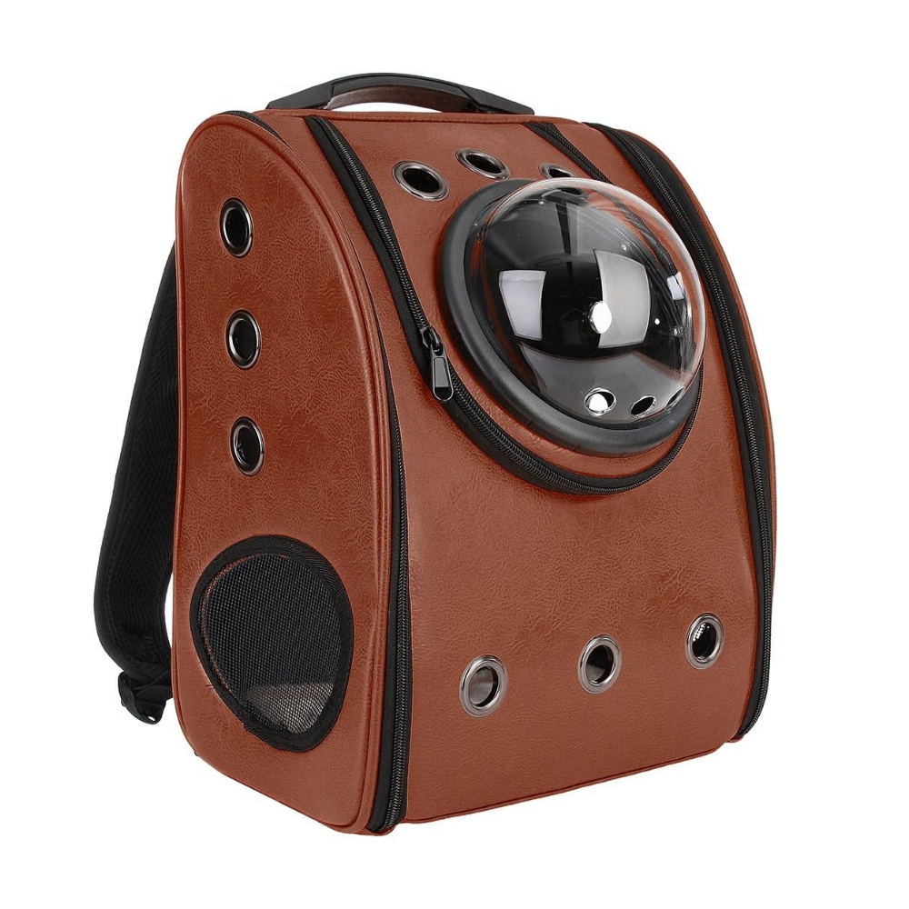 Zaino da viaggio per gatti -Marrone - Ozerty