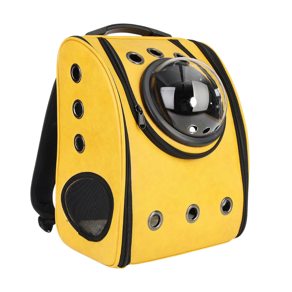 Zaino da viaggio per gatti -Giallo - Ozerty