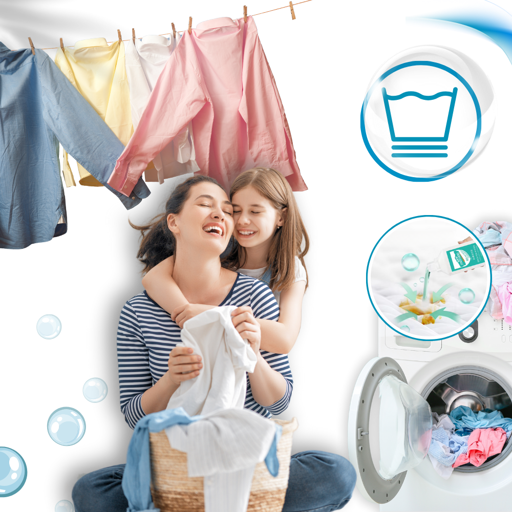 Detergente a Base di Candeggina con Protezione del Colore - Ozerty