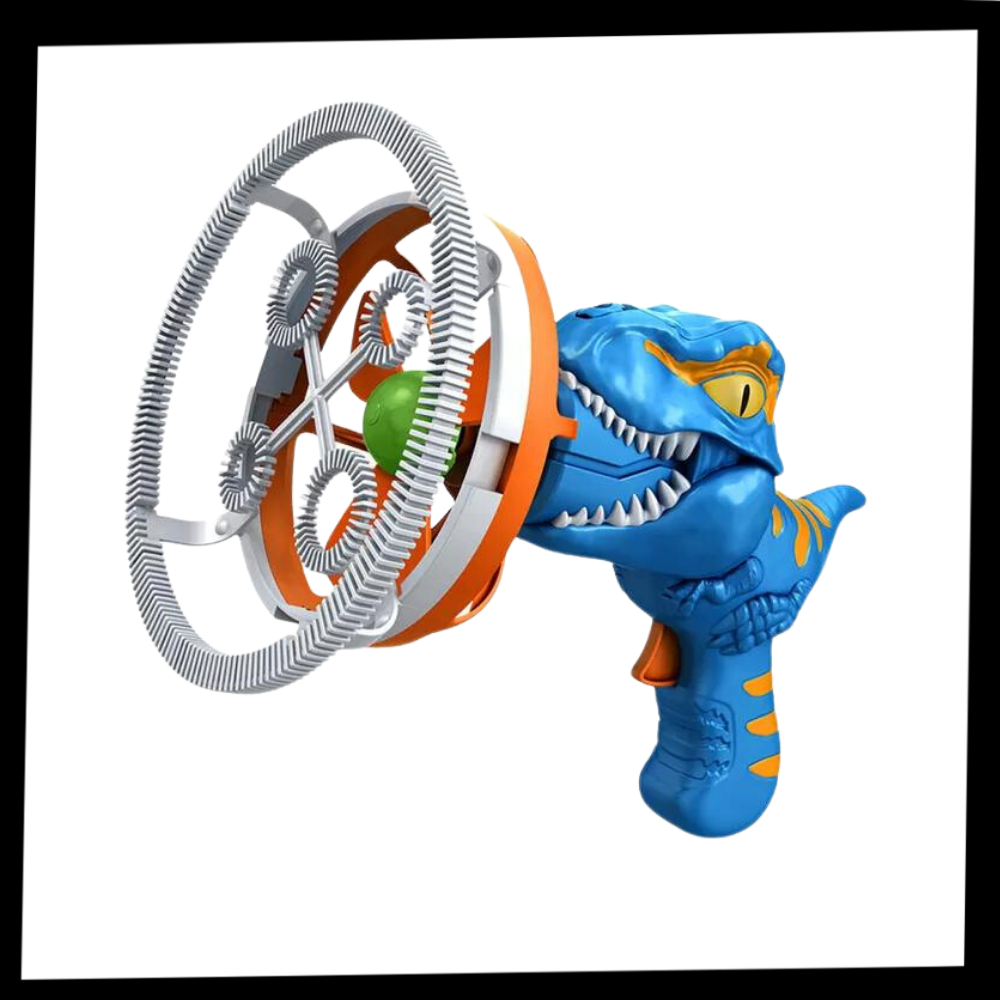 Macchina per bolle di sapone colorate a forma di dinosauro - Ozerty