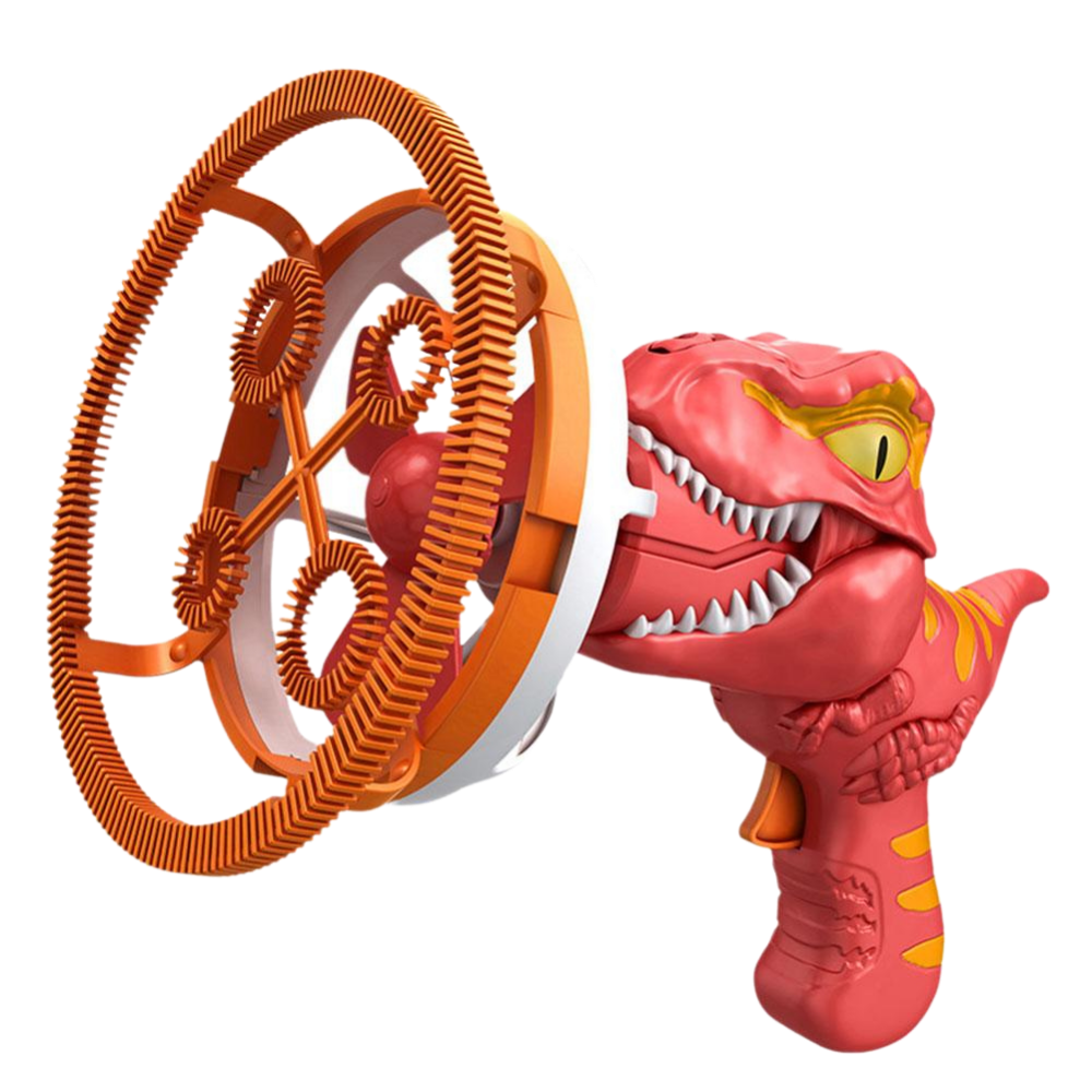 Macchina per bolle di sapone colorate a forma di dinosauro -Rosso - Ozerty