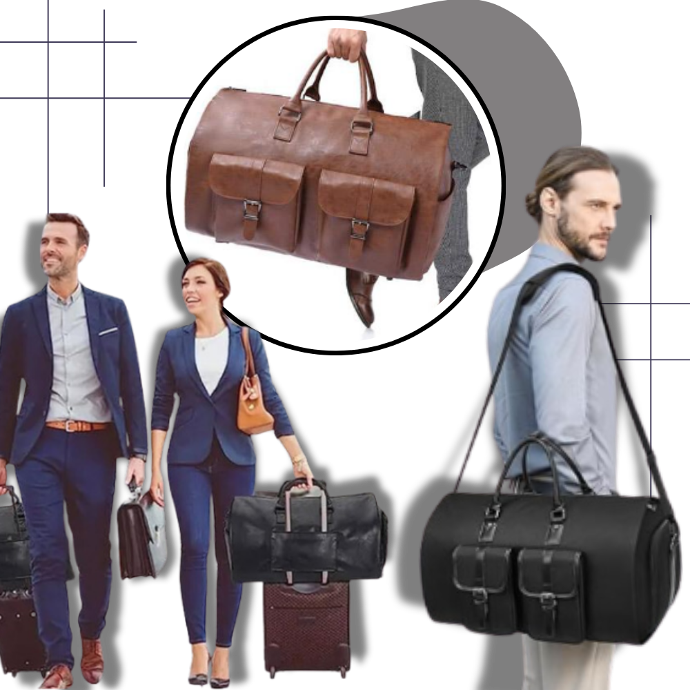 Borsa a Duffel Convertibile per Abbigliamento - Ozerty
