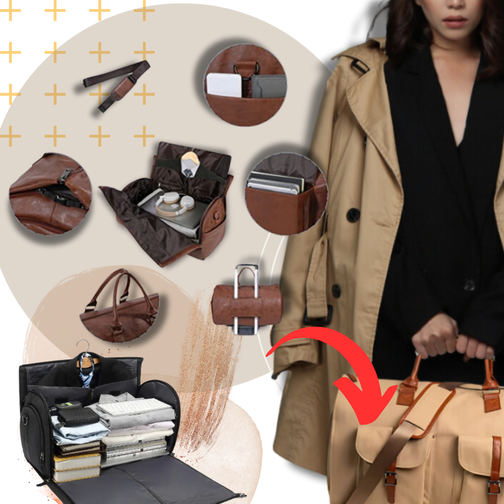 Borsa a Duffel Convertibile per Abbigliamento - Ozerty