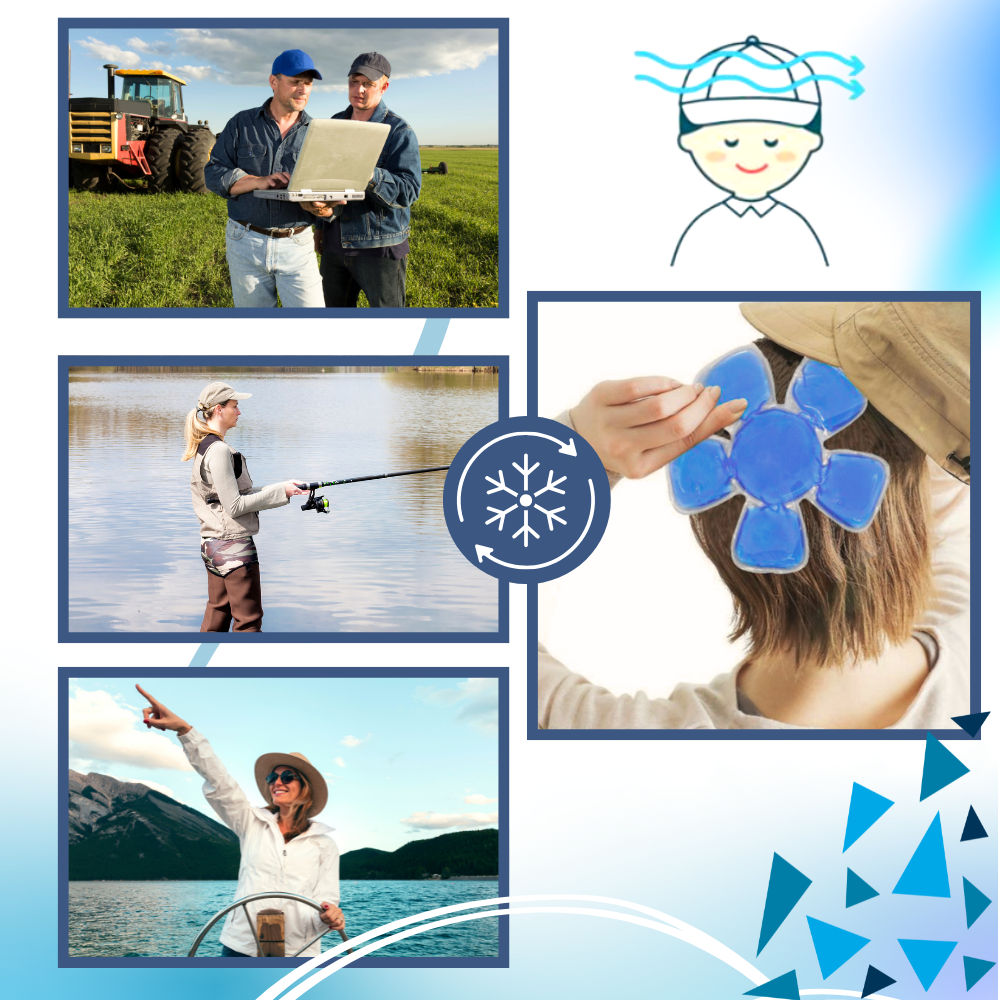 Cuscinetto rinfrescante per cuoio capelluto - Ozerty