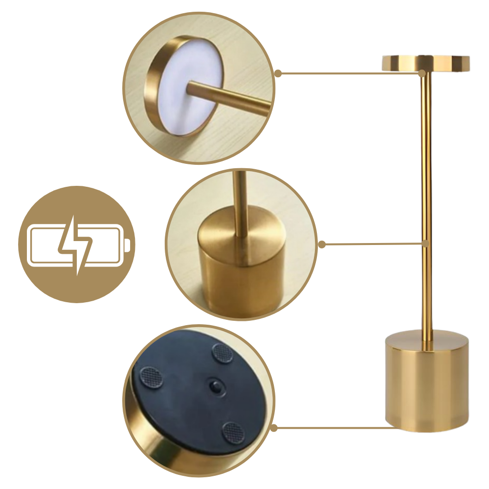 Lampada da tavolo ricaricabile senza fili - Ozerty