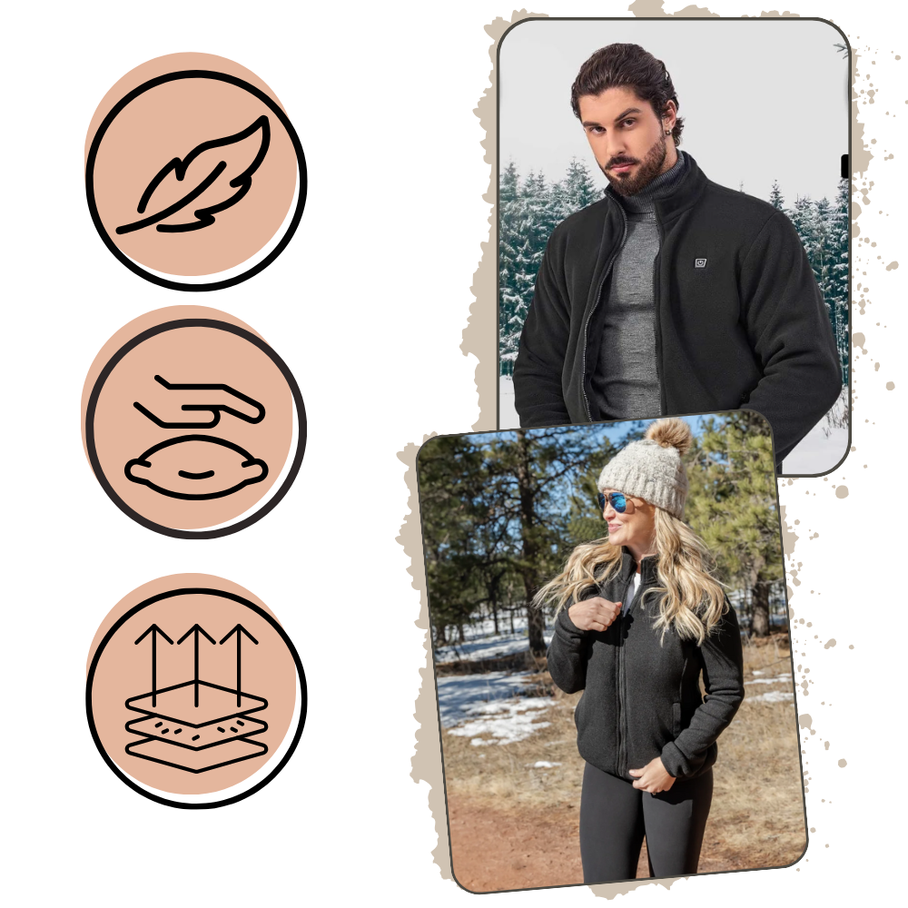 Giacca in Pile Termica - Ozerty