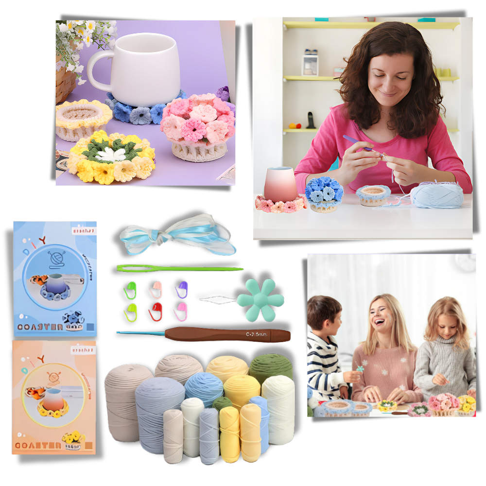 Sottobicchieri creativi artigianali fai da te - Ozerty