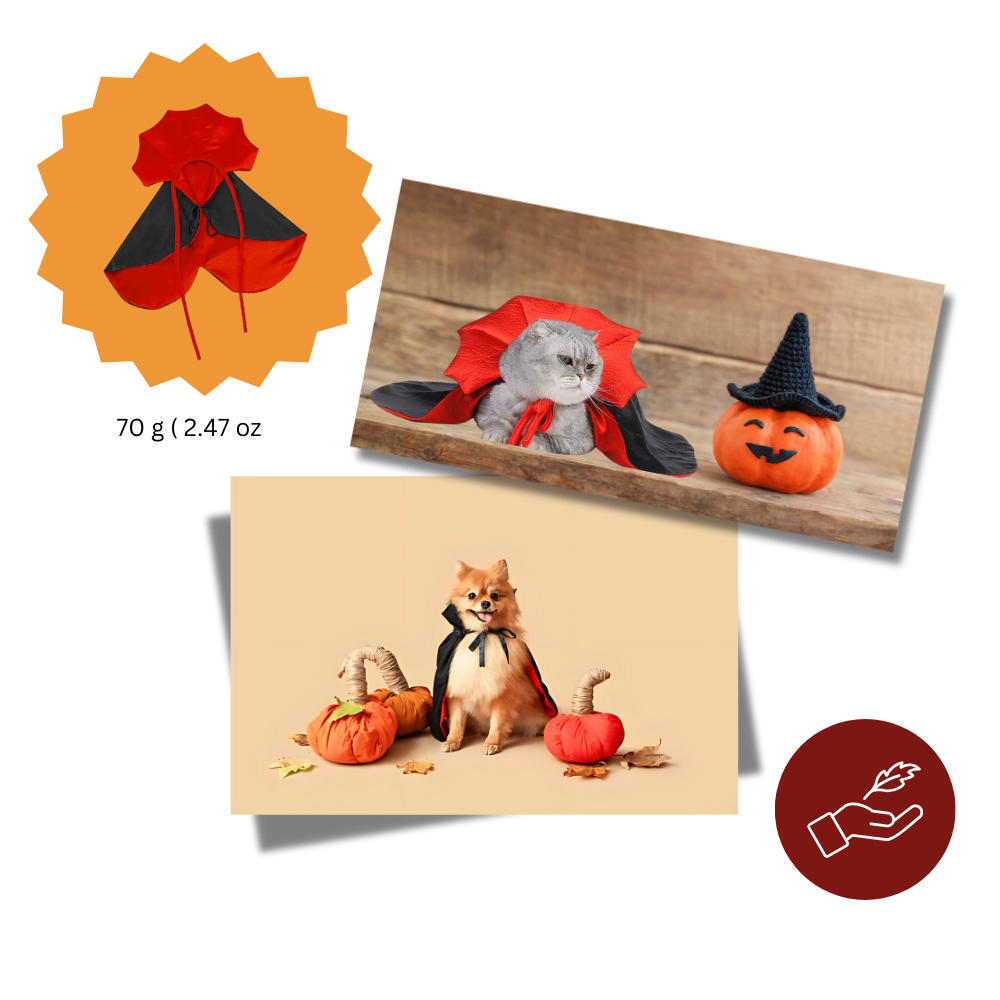Costume di Halloween per animali domestici da Dracula - Ozerty