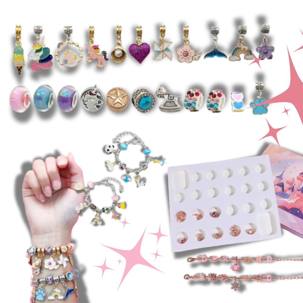 Calendario dell'Avvento 24 Giorni con Gioielli Fai-da-Te - Ozerty