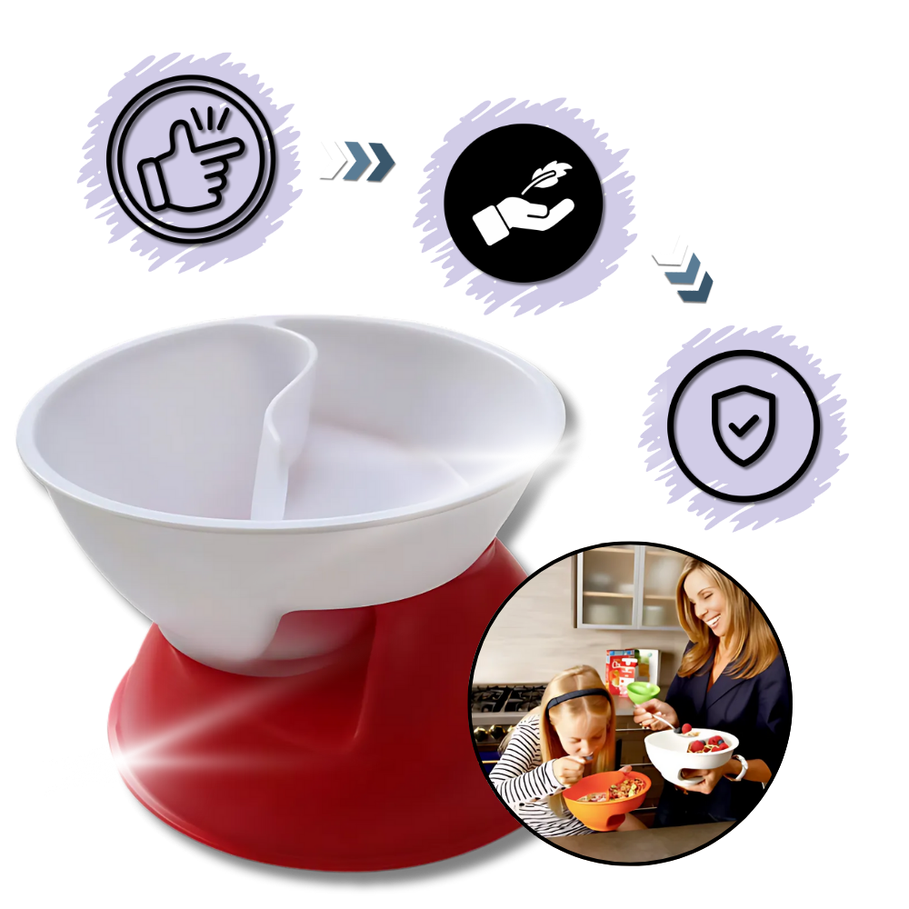 Ciotola per Cereali con Separazione Secco-Umido - Ozerty