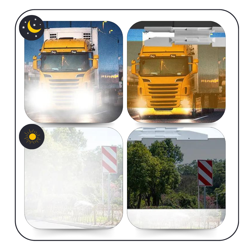 Estensore per visiera auto a doppio uso - Ozerty