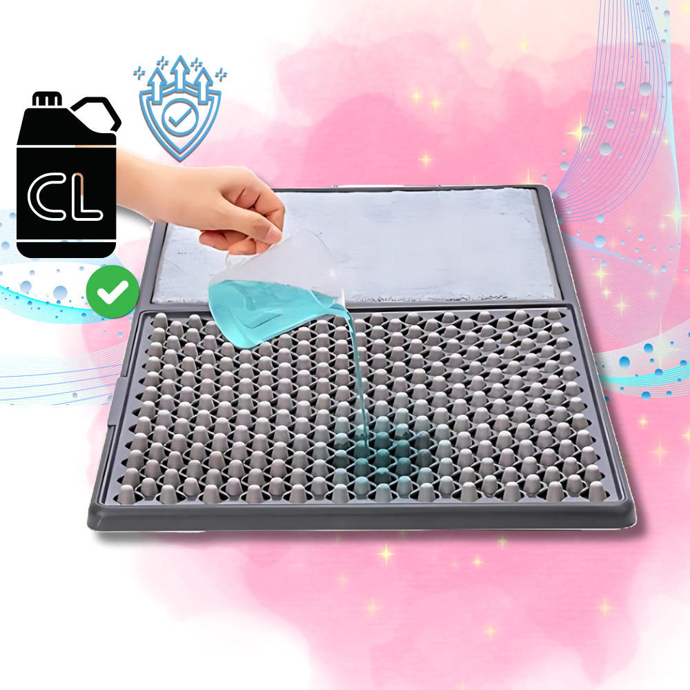 Zerbino Disinfettante con Doppia Zona di Pulizia - Ozerty