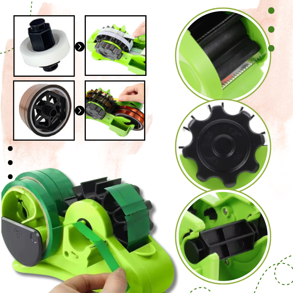 Dispenser per Nastro Termoresistente Dual-Core - Ozerty