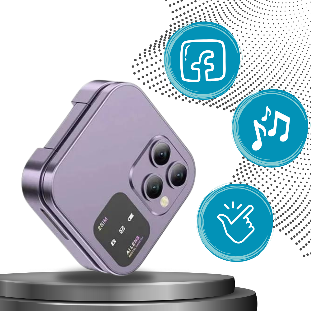 Telefono cellulare pieghevole Dual Sim piccolo - Ozerty