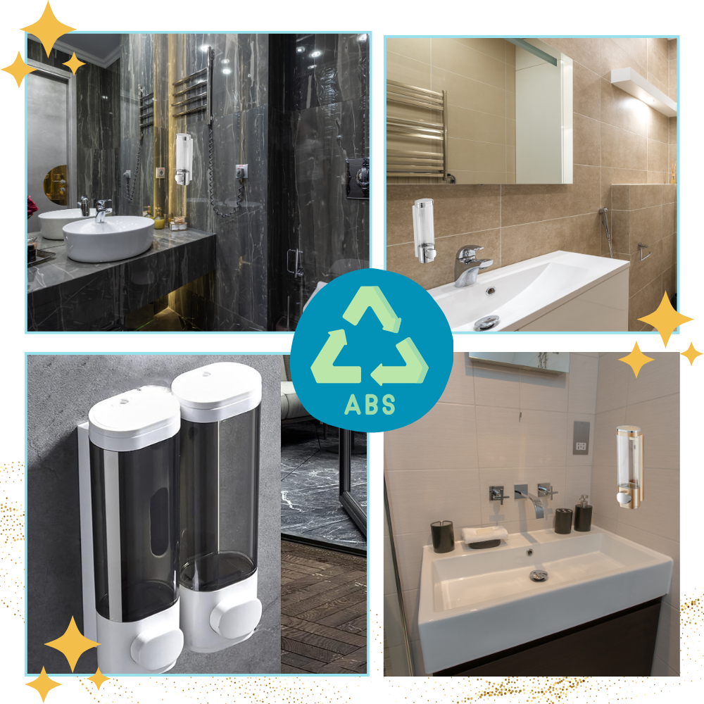 Erogatore di Sapone a Parete con Controllo Facile - Ozerty