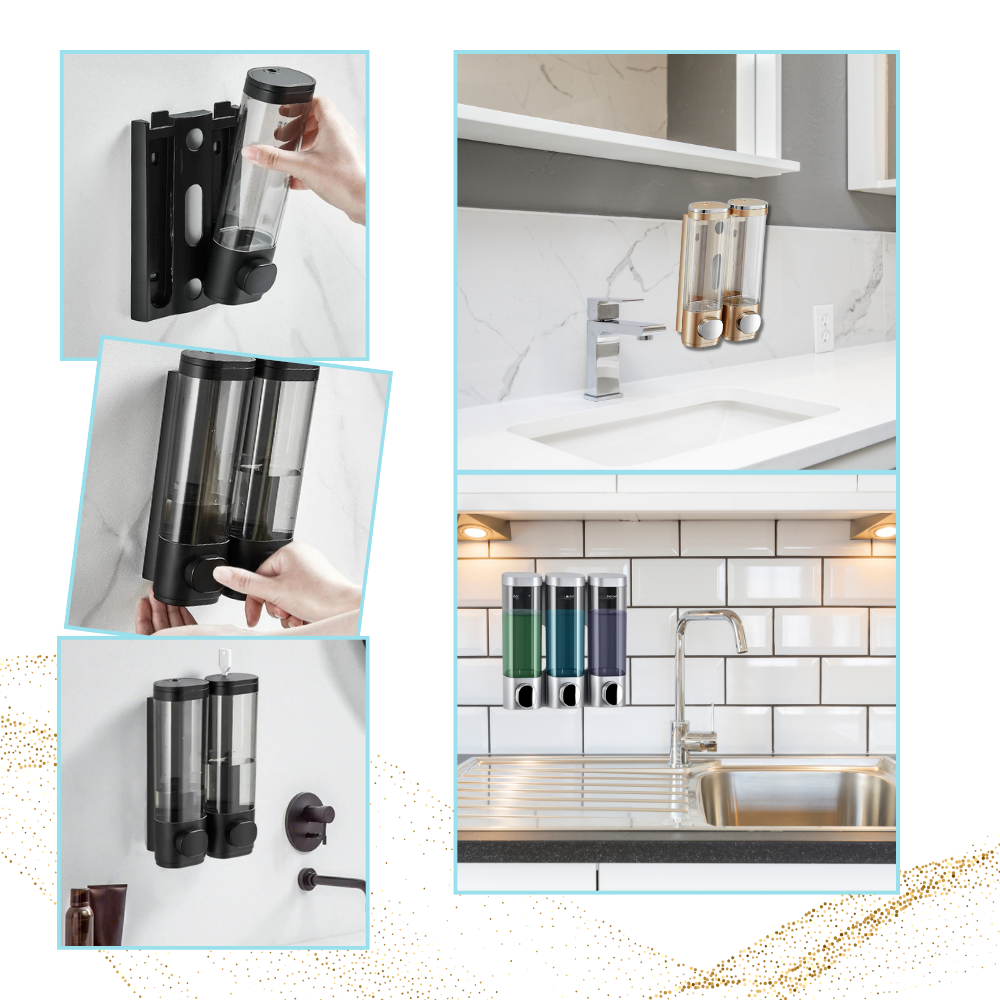 Erogatore di Sapone a Parete con Controllo Facile - Ozerty