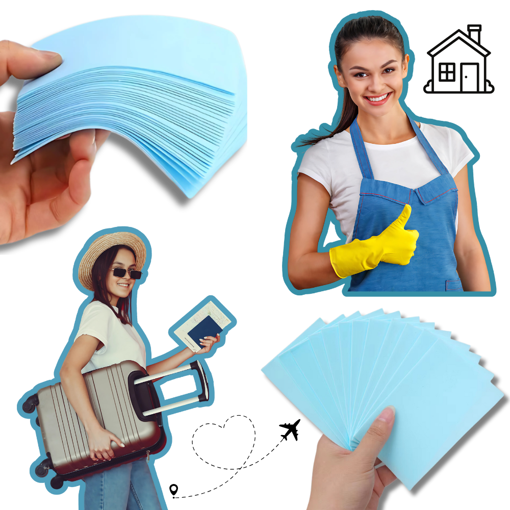 Salviette Igienizzanti Biodegradabili per WC - Ozerty